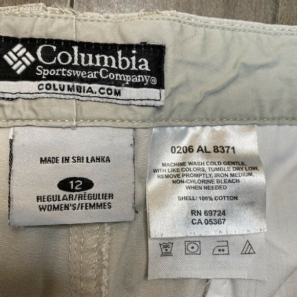Columbia Pants Women's Size 12 Straight Canvas - Picture 5 of 5